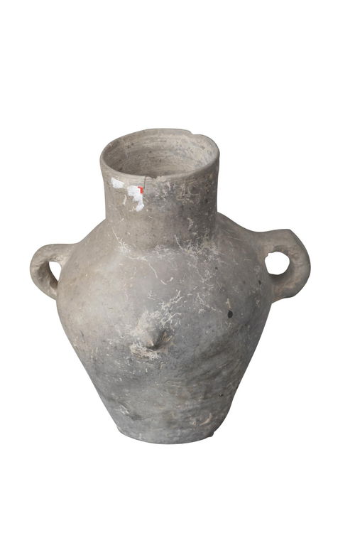 新石器時代灰陶背壺